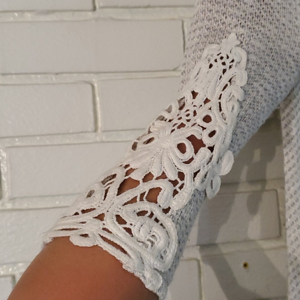 Softest tunic ever and so cute with lace sleeves